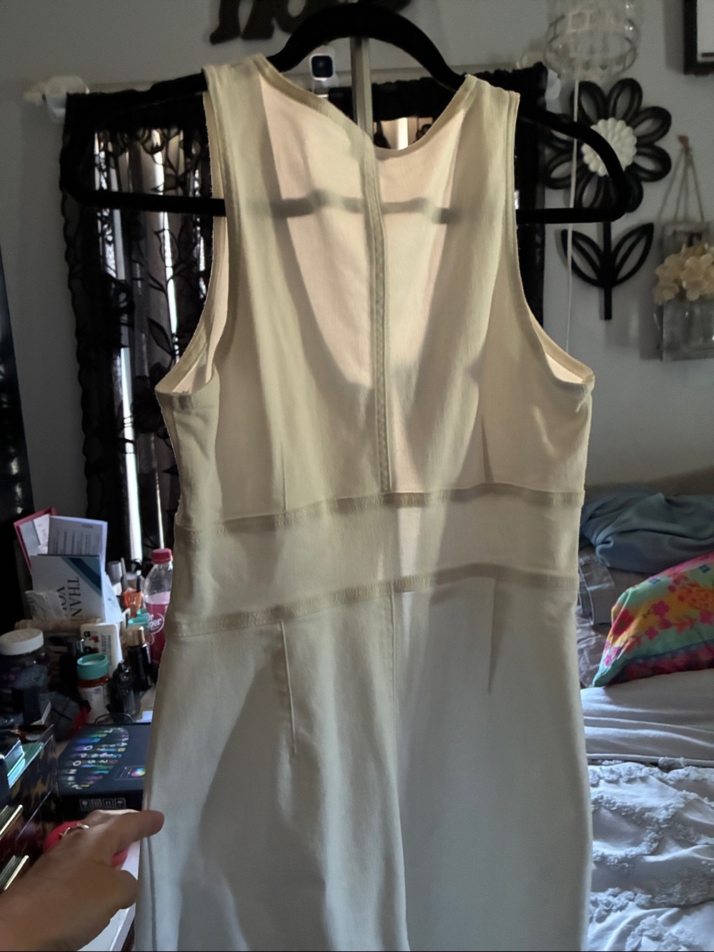 American Eagle Outfitters Cream Button-Front Maxi Dress - Picture 2 of 7